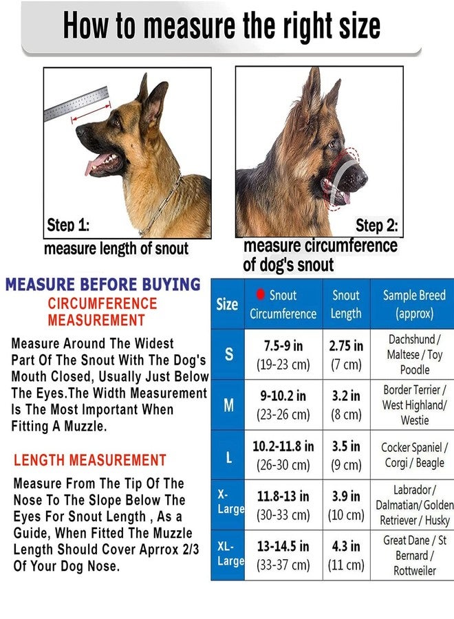 KsPups Dogs Mouth Cover muzzles | Anti-Biting Soft Plastic Dog Muzzle | Dog Mouth Cap | Bite Guard with Adjustable Handy Strap for Dogs and Puppies (Medium) - Image 4